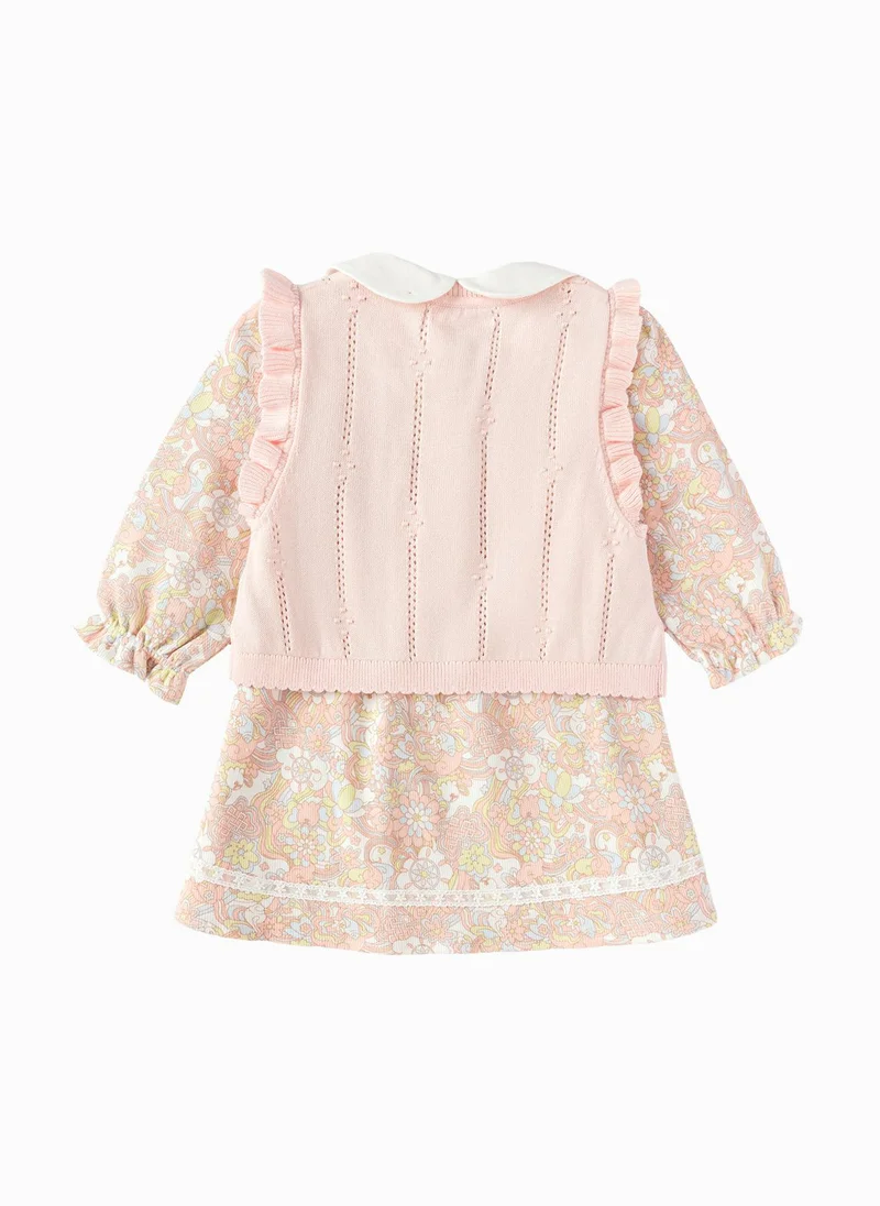 Balabala Pink Baby Girls Knit long sleeve suit for Women | Best Price UAE